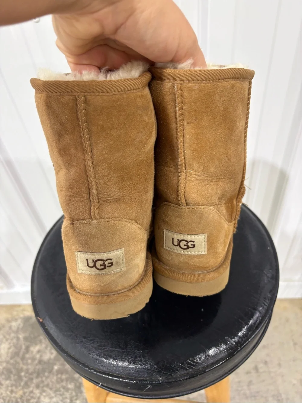 UGG Kids Classic 2 Short Boots - Chestnut Suede